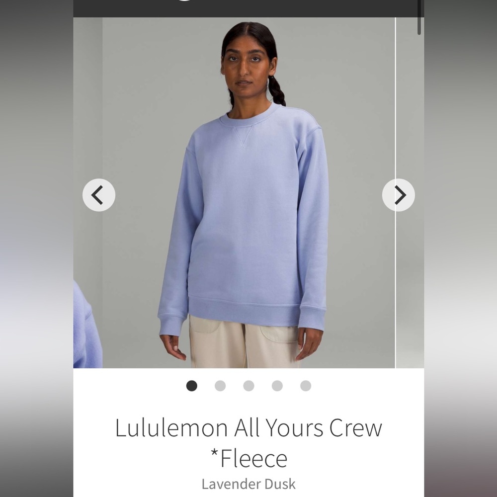 Lululemon All Yours Crew Fleece